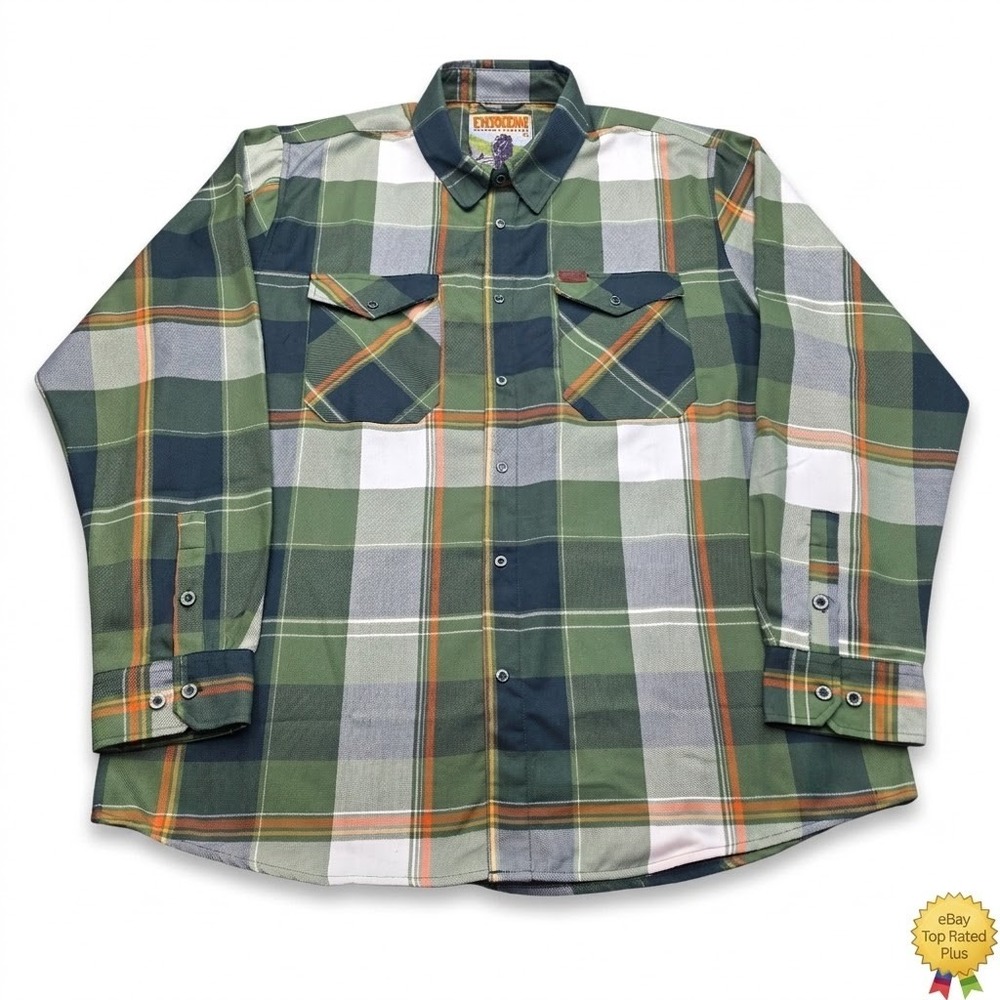 Dixxon Flannel Company The Adventurist Mens 2XL Plaid Long Sleeve Button Shirt